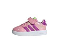 adidas Unisex bebé Grand Court 3.0 Girls Infant Shoes, st Tropic Bloom/Purple Burst/hi-Res Yellow, 25 1/2 EU