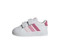 adidas Unisex bebé Grand Court 3.0 Infants Shoes, FTWR White/Pink Fusion/Bliss Pink, 22 EU