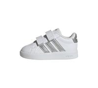 adidas Unisex bebé Grand Court 3.0 Infants Shoes, FTWR White/Silver Met./Silver Met., 24 EU