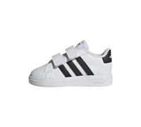 adidas Unisex bebé Grand Court Lifestyle Hook and Loop Shoes, Cloud White / Core Black / Core Black, 27 EU