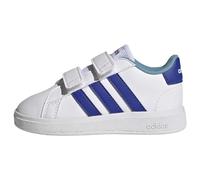 Adidas Unisex bebé Grand Court Lifestyle Hook and Loop Shoes, Cloud White/Lucid Blue/Preloved Blue, 25 EU