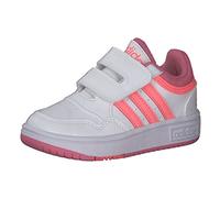 adidas Hoops 3.0 CF, Basketball Shoe Unisex bebé, Cloud White Acid Red Rose Tone, 22 EU
