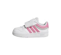 adidas Unisex bebé Hoops 4.0 Shoes, FTWR White/Pink Fusion/Grey Two, 26 EU