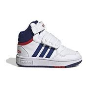 adidas Unisex bebé Hoops Mid Shoes, Cloud White / Victory Blue / Scarlet, 25 EU