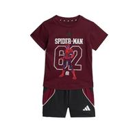 adidas Unisex bebé Marvel Spider-Man Set Track_Suit, maroon/black, 3-4 Years