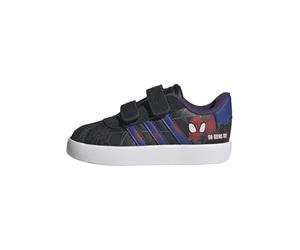 adidas Unisex bebé Marvel Spider-Man VL Court 3.0 Infants Shoes, Core Black/Team Royal Blue/Violet, 19 EU
