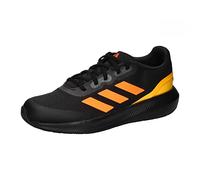 adidas Unisex bebé RunFalcon 3.0 Hook-and-Loop Shoes, Core Black / Screaming Orange / Gold, 23 EU