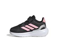 adidas RUNFALCON 5 Shoes Infants, Zapatillas para Correr Unisex bebé, Core Black/Pink Spark/Silver Met, 22 EU