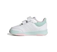 adidas Unisex bebé Tensaur Hook and Loop Shoes, Cloud White/Clear Pink/Semi Flash Aqua, 23 EU