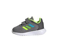adidas Unisex bebé Tensaur Run Shoes, Grey / Lucid Lime / Lucid Lemon, 19 EU