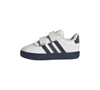 adidas Unisex bebé VL Court 3.0 Shoes Infants, Core White/Collegiate Navy/Collegiate Green, 21 EU
