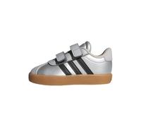 adidas Unisex bebé VL Court 3.0 Shoes Infants, Silver Met./Core Black/LGH Solid Grey, 23 EU