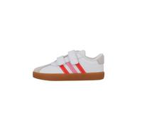 adidas Unisex bebé VL Court Shoes, FTWR White/Bright Red/Bliss Pink, 22 EU