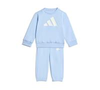 adidas Unisex - Bimbi 0-24 BIG LOGO ESSENTIALS JOGGER, glow blue/white/white, 2-3 Years