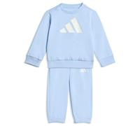 adidas Unisex - Bimbi 0-24 BIG LOGO ESSENTIALS JOGGER, glow blue/white/white, 9-12 Months