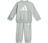 adidas Unisex - Bimbi 0-24 BIG LOGO ESSENTIALS JOGGER, Wonder Sage/white, 18-24 Months