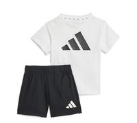 adidas Unisex - Bimbi 0-24 ESSENTIALS BIG LOGO T-SHIRT SET, white/black, 0-3 Months