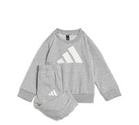 adidas Unisex - Bimbi 0-24 ESSENTIALS BIG LOGOJOGGER, medium grey heather/white, 3-4 Years