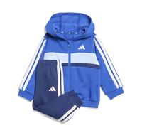 adidas Unisex bebé ESSENTIALS TIBERIO 3 STRIPES FLEECE TRACKUIT, team royal blue/glow blue/dark blue/white, 12-18 Months