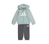 adidas Unisex - Bimbi 0-24 ESSENTIALS TRACKSUIT, Wonder Sage/white, 6-9 Months