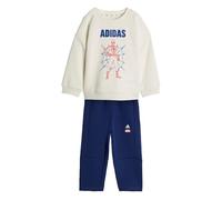 adidas Unisex - Bimbi 0-24 MARVEL SPIDER-MAN JOGGER, off white/dark blue, 2-3 Years
