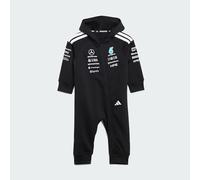 adidas Unisex - Bimbi 0-24 MERCEDES - AMG PETRONAS FORMULA 1 TEAM DNA BABY SUIT, black/semi mint rush, 2-3 Years