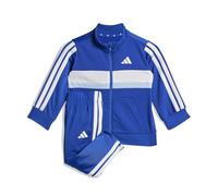 adidas Unisex - Bimbi 0-24 SEASONAL ESSENTIALS TIBERIO 3 STRIPES TRICOT TRACKSUIT, team royal blue/glow blue/white, 9-12 Months