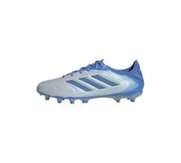 adidas Unisex Bota de fútbol Copa Pure 3 League césped natural seco/multisuperficie, Halo Blue/Blue Fusion/Lucid Lemon, 43 1/3