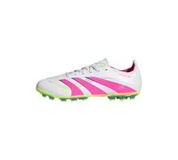 adidas Unisex Bota de fútbol Predator League césped Artificial, Cloud White/Lucid Pink/Lucid Lemon, 44