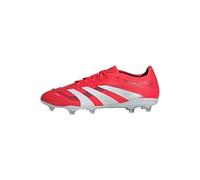 adidas Unisex Bota de fútbol Predator Pro césped Natural seco, Lucid Red/Cloud White/Core Black, 40