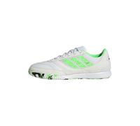 Adidas - Zapatilla de fútbol sala Top Sala Competition II, Unisex, White-Lime Burst-Core Black, 8,5 UK