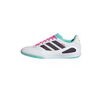 adidas Unisex Botas Super Sala Competition 3 Indoor, Cloud White/Aurora Black/Flash Aqua, 44