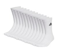 Adidas Unisex Calcetines, 12er Paquete - Ropa Deportiva Crew, Logo, Acolchado,