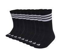 Adidas Unisex Calcetines, 9er Paquete - 3-Stripes Amortiguado Sportswear Crew L