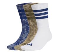 adidas Unisex Calcetines clásicos Stonewash, Royal Blue/Olive Strata/White, 40-42