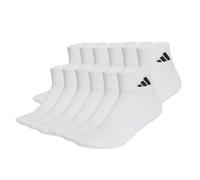 Adidas Unisex Calcetines de Cuarto,12er Pack - Amortiguado Essentials Tobillo