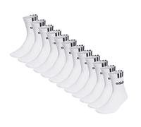 Adidas Unisex Calcetines de Cuarto, 12er Paquete - Amortiguado 3S Linear, Logo ,