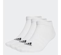 adidas Unisex adulto Thin and Light Sportswear Low-Cut Socks 3 Pairs, White / Black, 6.5-8