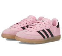adidas Unisex-Child Ltpink/Cblack Samba Messi J Light PinkCore Black/GUM4 9.5 US, Rosa claro/negro/chicle, 4.5 Wide Big Kid