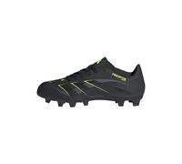 adidas Unisex Club Firm Ground/Multi Ground Football Boots, Core Black/Carbon/Lucid Lemon, 45 1/3 EU