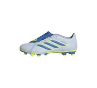 adidas Unisex Club Fold-Over Tongue Firm Ground/Multi Ground Football Boots, Crystal Sky/Ray Blue/Team Solar Yellow 2, 46 EU