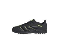 adidas Unisex Club Turf Football Boots, Core Black/Carbon/Lucid Lemon, 44 2/3 EU