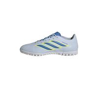 adidas Unisex Club Turf Football Shoes, Crystal Sky/Ray Blue/Team Solar Yellow 2, 44 2/3 EU