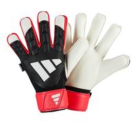 adidas Unisex Goalkeeper Glove Match Fingersave Shoes, Black/Black/White, 10