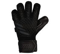 adidas Unisex Goalkeeper Gloves (Fingersave) Predator Match Fingersave Goalkeeper Gloves, Negro, Negro Y Negro, HY4076, 9