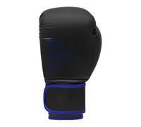adidas Unisex - Guantes de Boxeo híbridos para Adultos, Color Negro/Azul, 10 oz EU