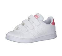 adidas Unisex Infantil Advantage Sneaker, Cloud White/Real Pink/Cloud White, 34 EU