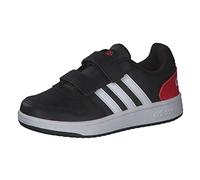 adidas Unisex Infantil Hoops 2.0 CMF Basketballschuhe, Core Black/Cloud White/Vivid Red, 22 EU