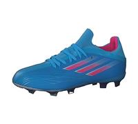adidas Unisex Infantil X Speedflow.1 FG Zapatos de Soccer, Sky Rush/Team Shock Pink/Cloud White, 38 EU