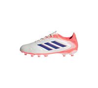 adidas Unisex Kids' Bota Copa Pure 3 League césped Natural seco/multisuperficie, Off White/Lucid Blue/Signal Coral